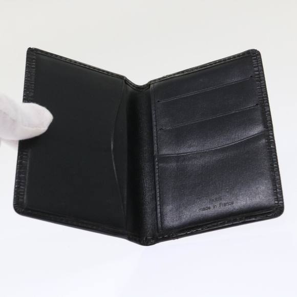 LOUIS VUITTON Epi Organizer De Poche Card Case Black M63582 LV Auth 48066 - Picture 8 of 16